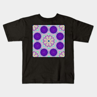 Violet Kaleidoscope Kids T-Shirt